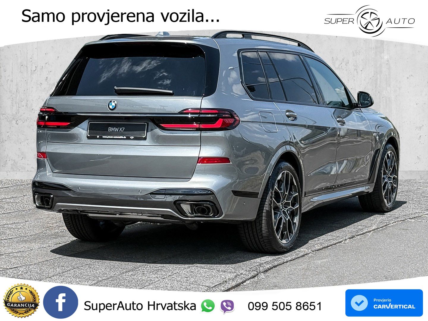 BMW X7 40d (352 KS) xDrive Steptronic ZRAČNI+ACC+GR SJED+KAM+PANO