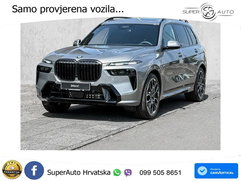 BMW X7 40d (352 KS) xDrive Steptronic ZRAČNI+ACC+GR SJED+KAM+PANO