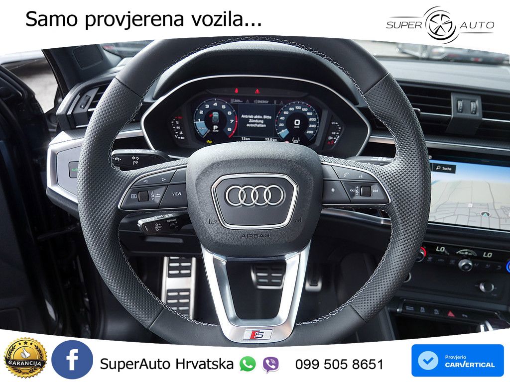 Audi Q3 45 TFSI (245 KS) quattro S tronic S line MATRIX+GR SJED+KAM