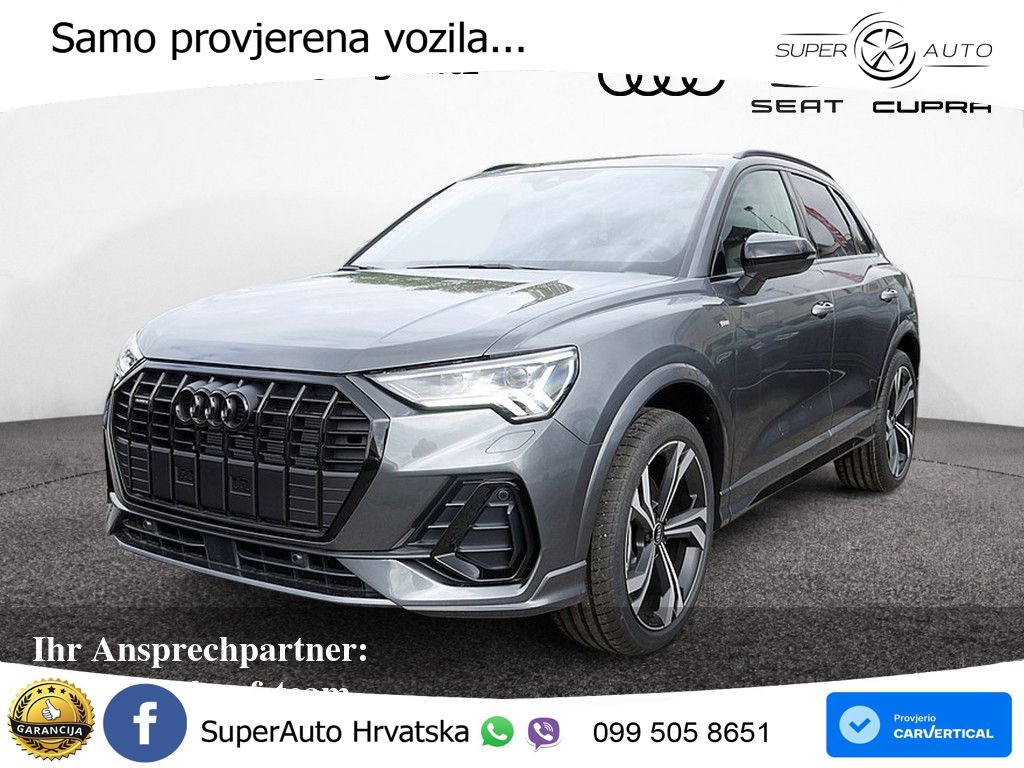 Audi Q3 45 TFSI (245 KS) quattro S tronic S line MATRIX+GR SJED+KAM