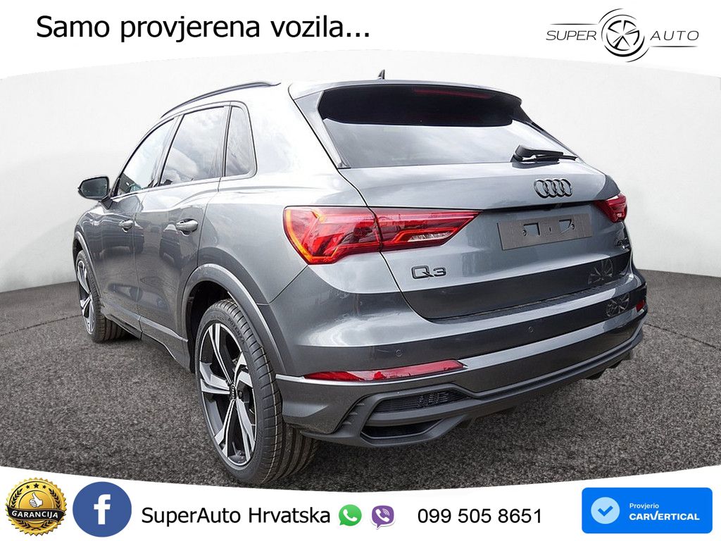 Audi Q3 45 TFSI (245 KS) quattro S tronic S line MATRIX+GR SJED+KAM