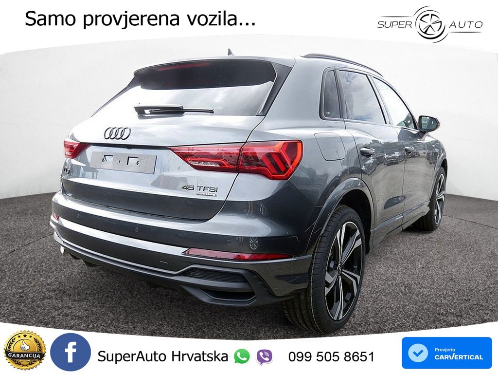 Audi Q3 45 TFSI (245 KS) quattro S tronic S line MATRIX+GR SJED+KAM