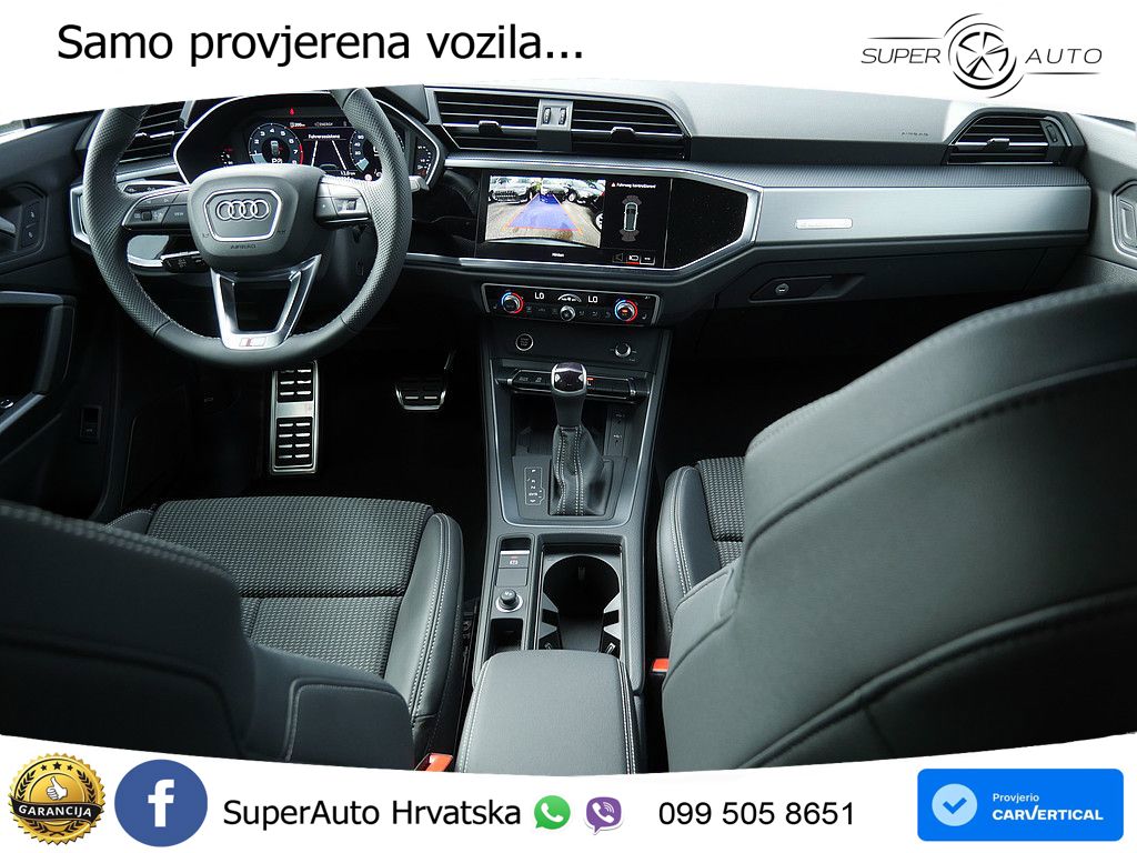 Audi Q3 45 TFSI (245 KS) quattro S tronic S line MATRIX+GR SJED+KAM
