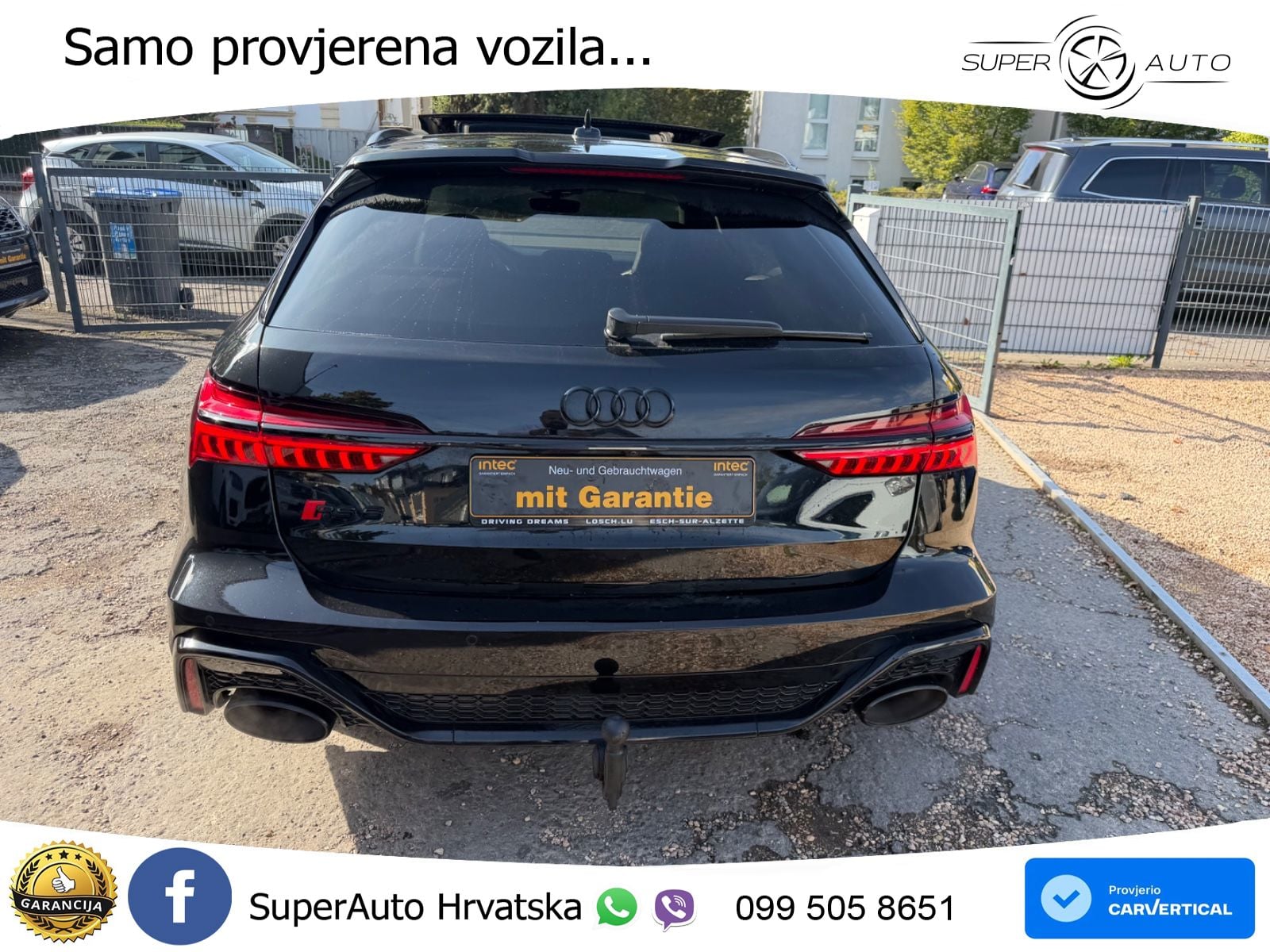 Audi RS6 Avant 4.0 TFSI V8 performance (630 KS)  quattro tiptronic