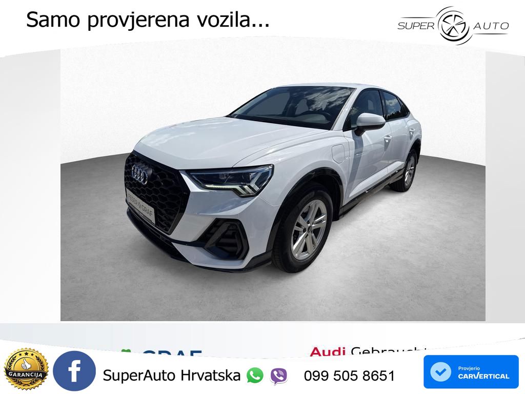 Audi Q3 Sportback 45 TFSIe (245 KS) S tronic LED+GR SJED+ACC