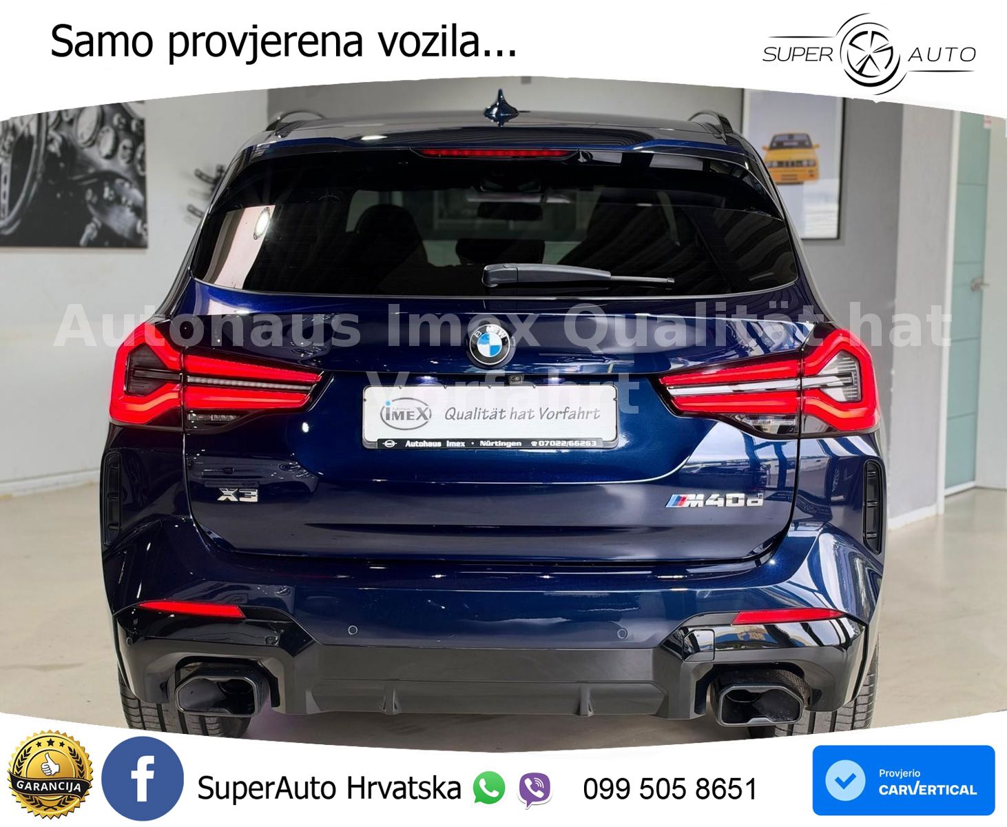 BMW X3 M40d xDrive Steptronic LED+GR SJED+ACC