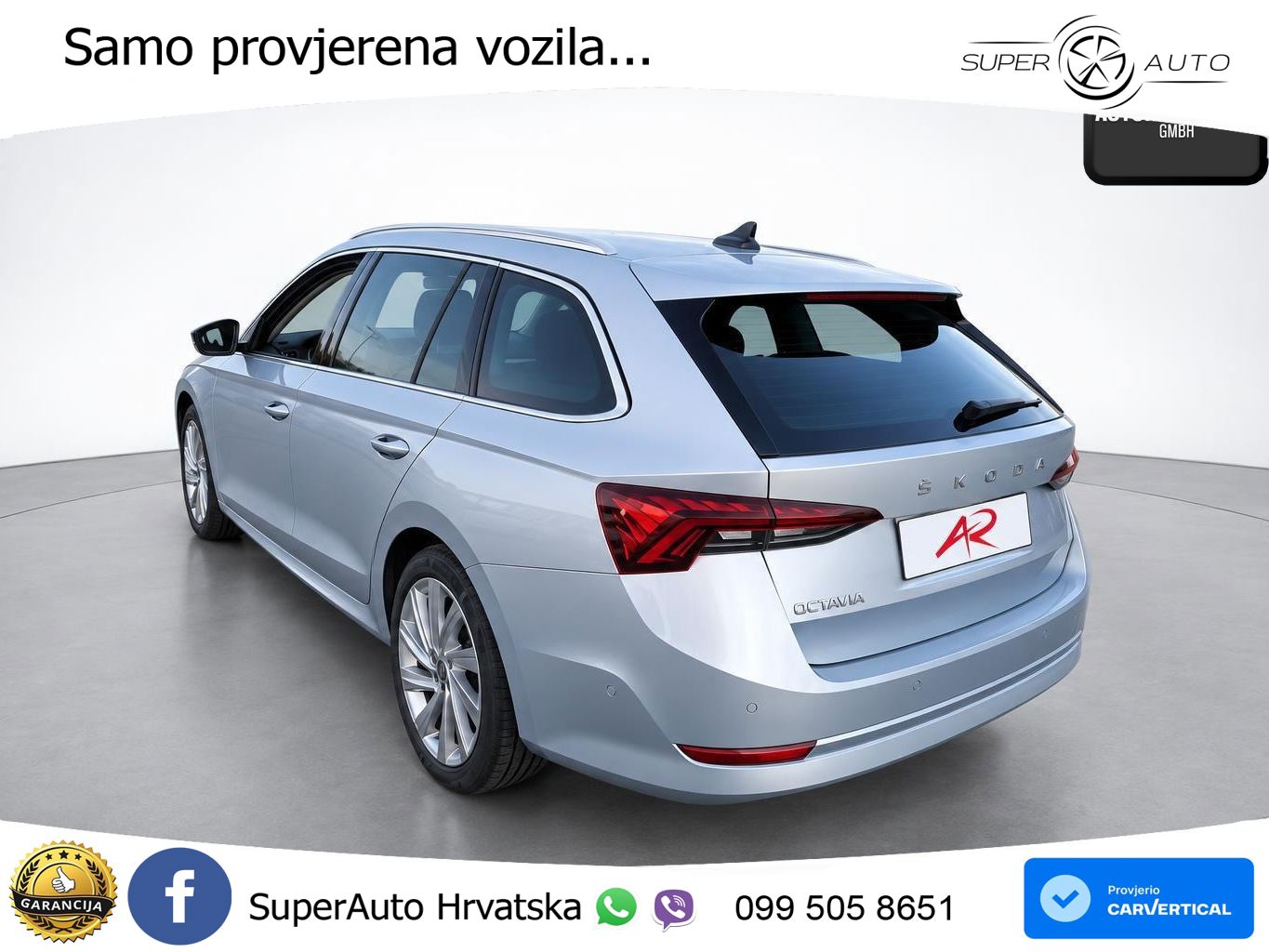 Škoda Octavia Combi iV 1.4 TSI (204 KS) DSG LED+GR SJED+ACC
