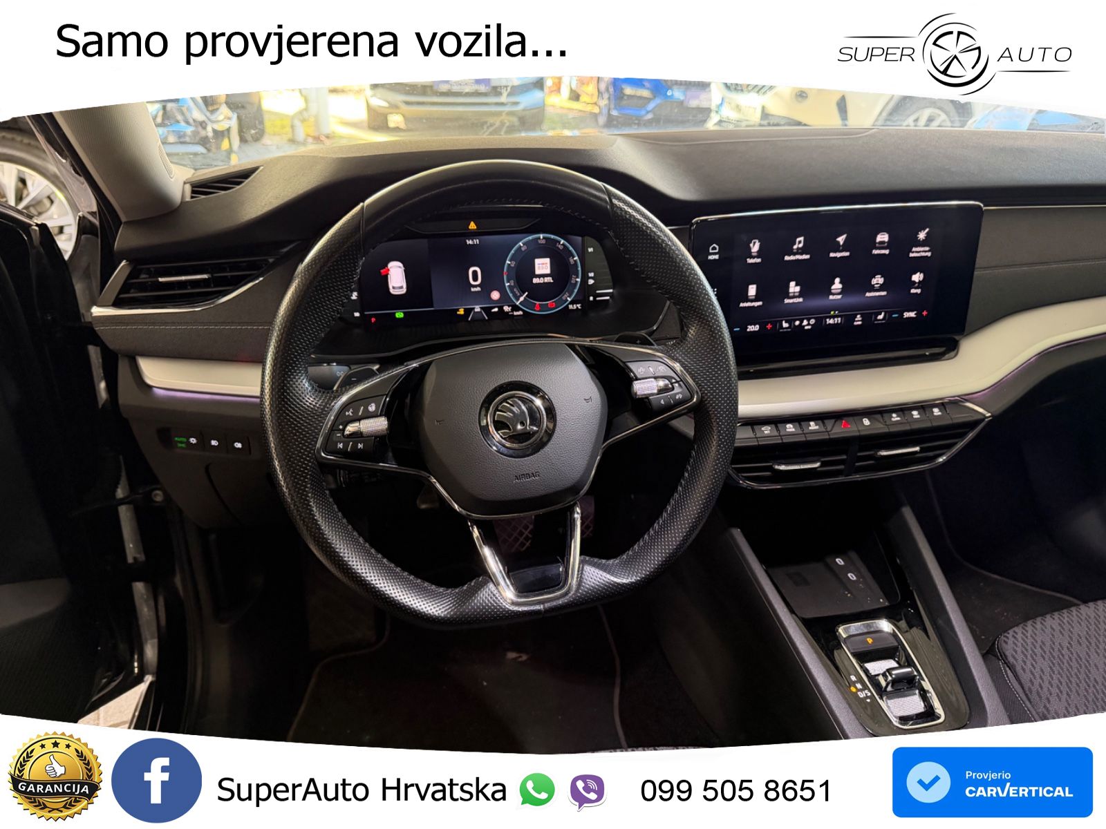 Škoda Octavia Combi 2.0 TDI (150 KS) DSG LED+GR SJED+ACC