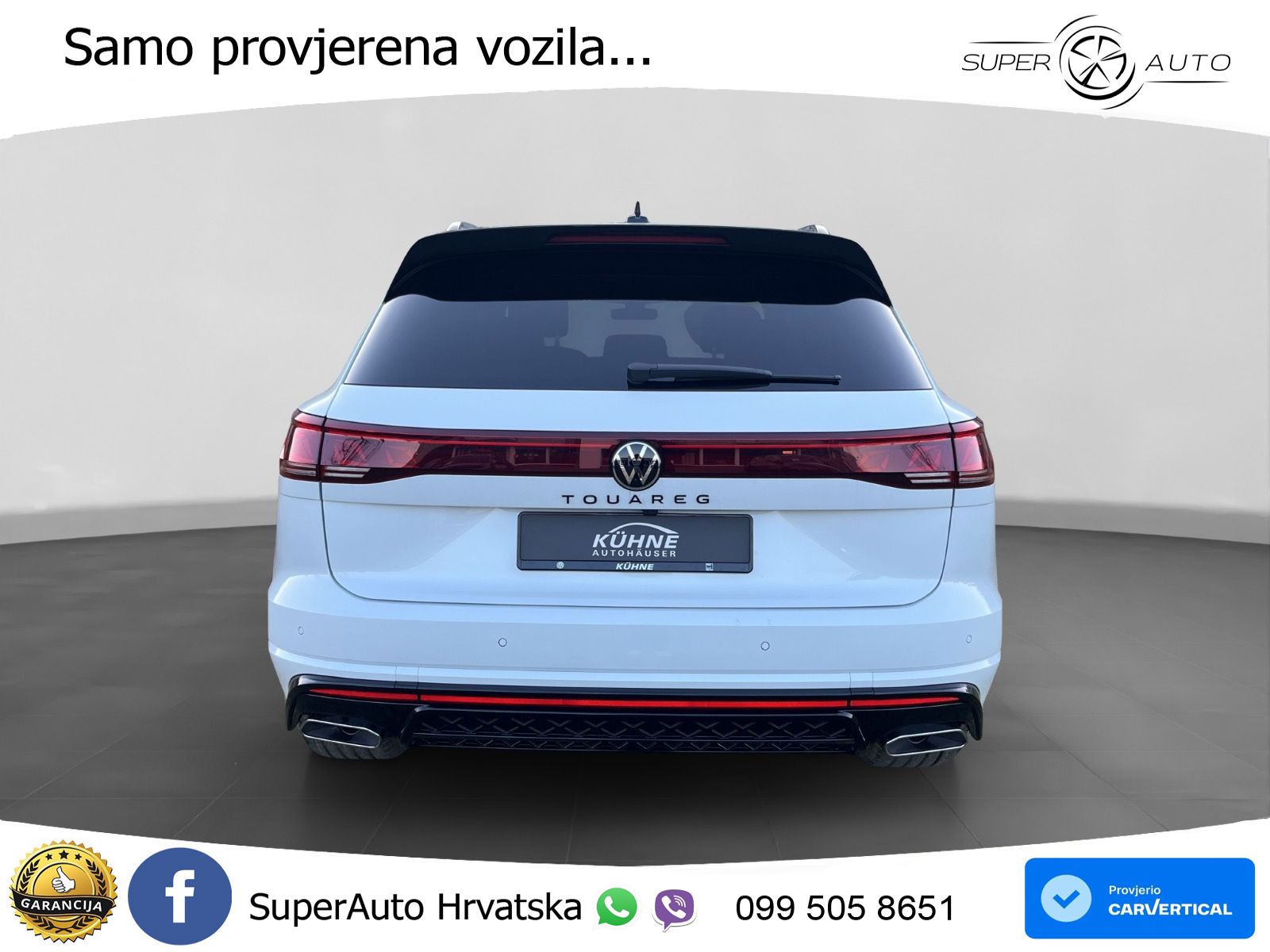 Volkswagen Touareg 3.0 V6 TDI (286 KS) 4MOTION Tiptronic ZRAČNI+ACC+GR SJED+KAM+PANO