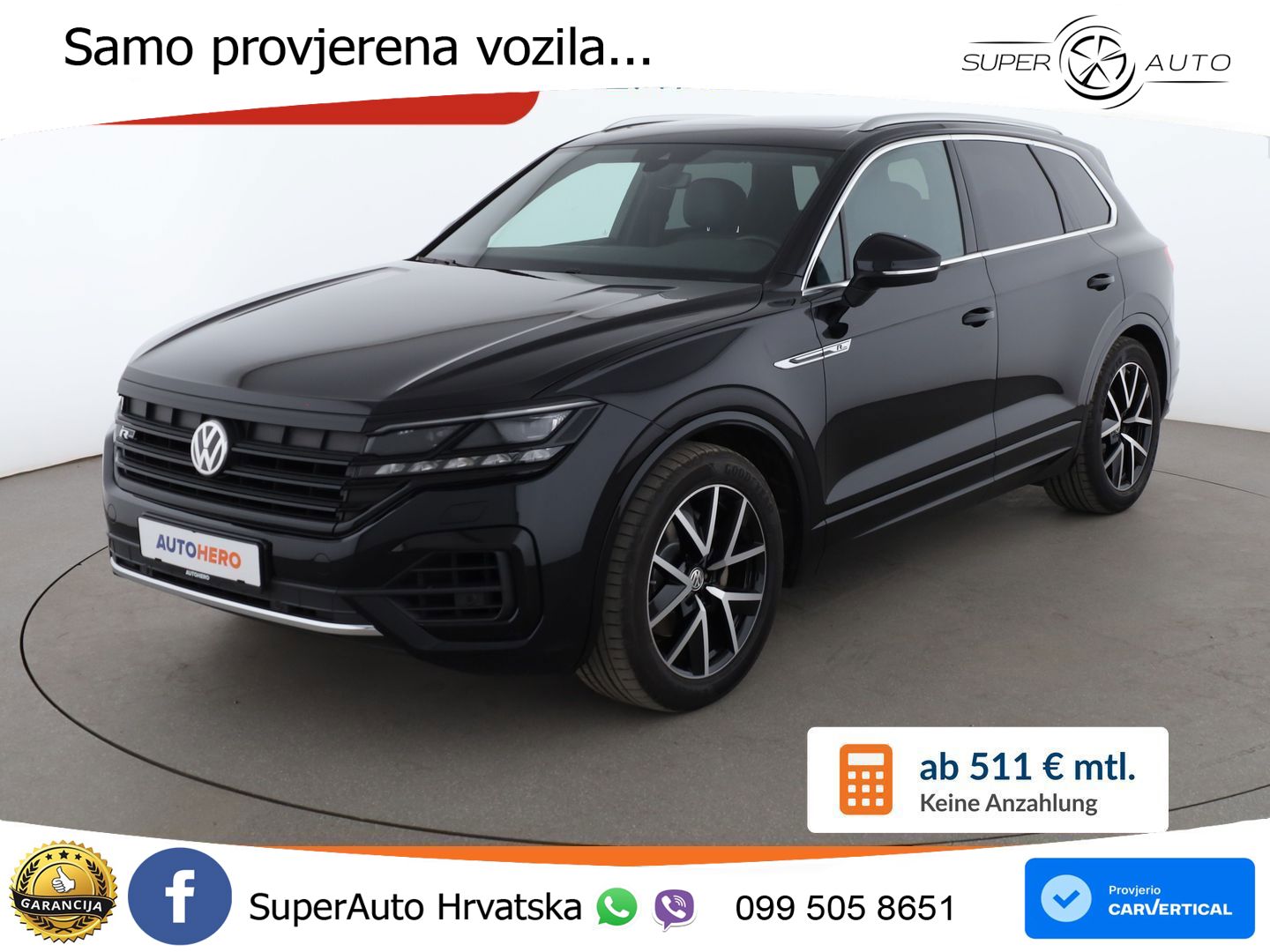 Volkswagen Touareg 3.0 V6 TDI (286 KS) 4MOTION Tiptronic R-Line LED+GR SJED+ACC