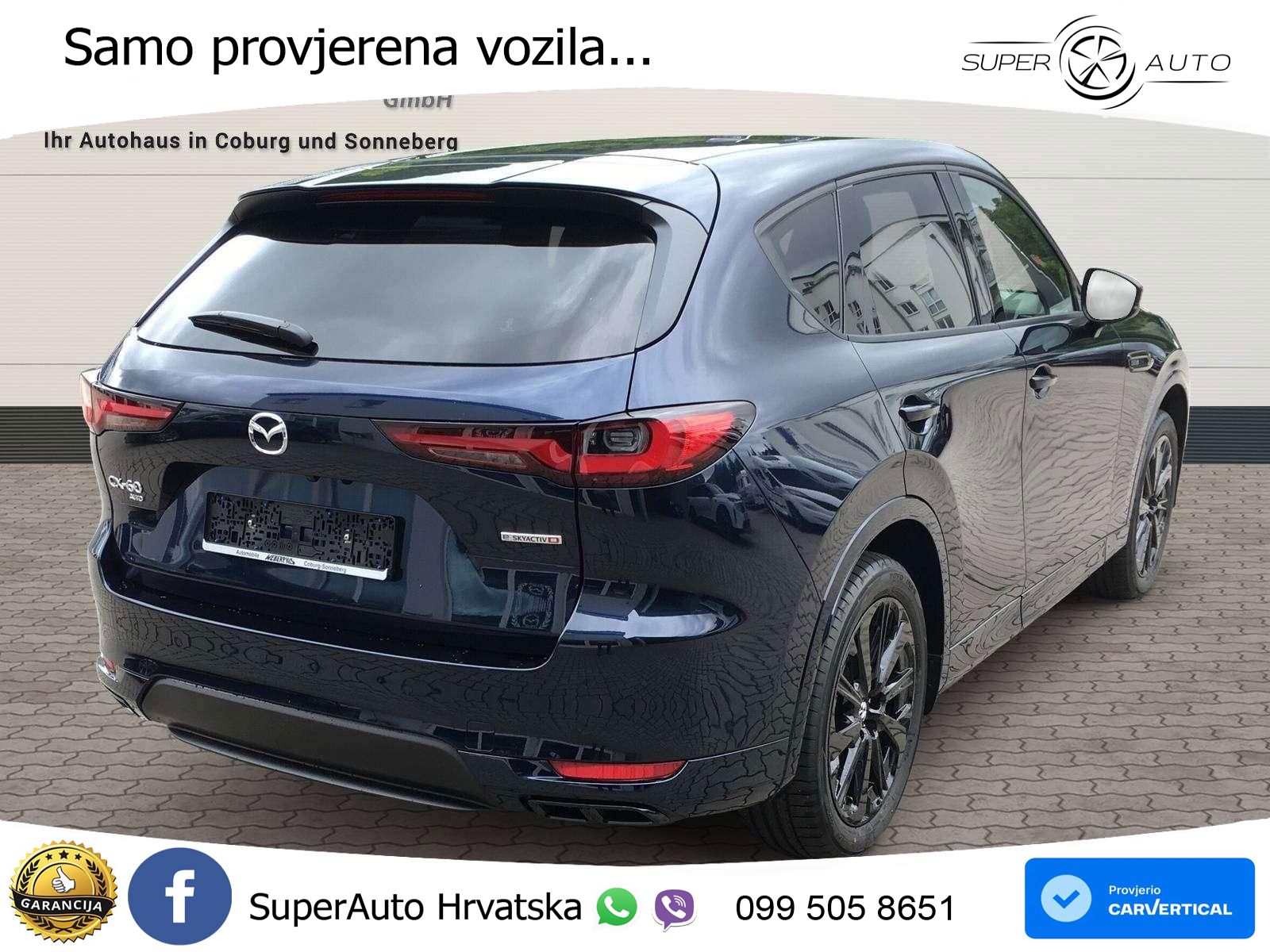 Mazda CX-60 3.3 e-Skyactiv D (254 KS) AWD Automatic LED+GR SJED+ACC