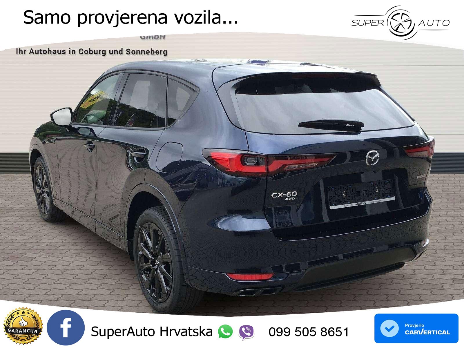 Mazda CX-60 3.3 e-Skyactiv D (254 KS) AWD Automatic LED+GR SJED+ACC