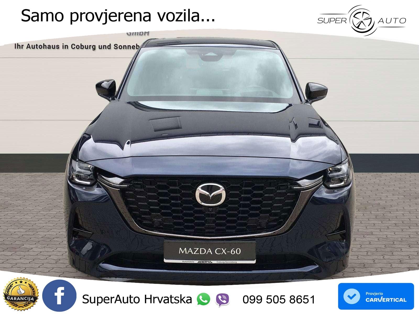 Mazda CX-60 3.3 e-Skyactiv D (254 KS) AWD Automatic LED+GR SJED+ACC