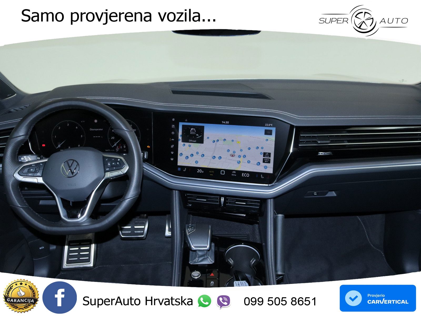 Volkswagen Touareg 3.0 V6 TDI (286 KS) 4MOTION Tiptronic ZRAČNI+ACC+GR SJED+KAM+PANO