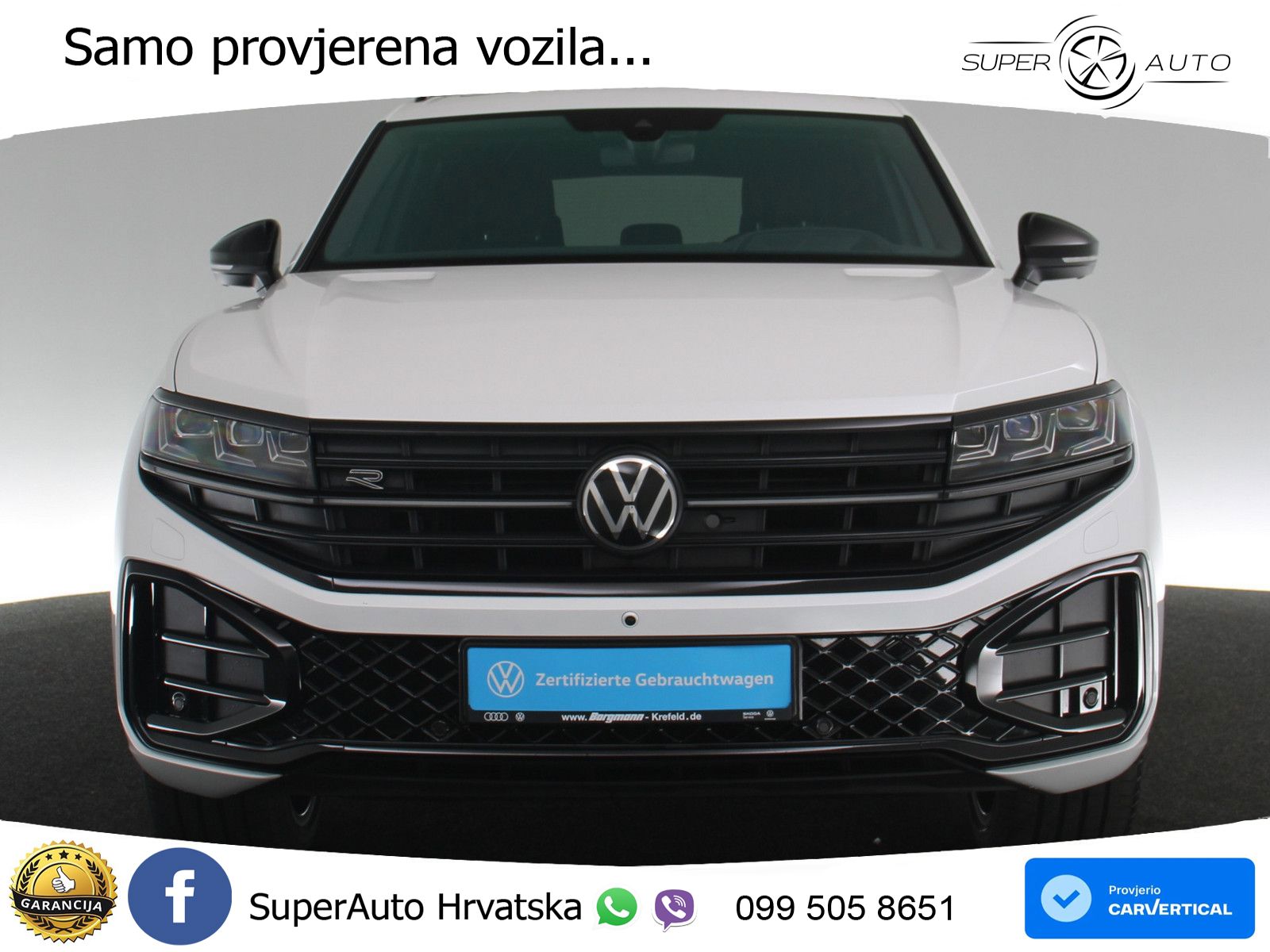Volkswagen Touareg 3.0 V6 TDI (286 KS) 4MOTION Tiptronic ZRAČNI+ACC+GR SJED+KAM+PANO