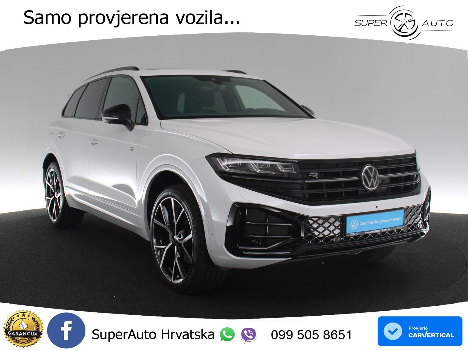 Volkswagen Touareg 3.0 V6 TDI (286 KS) 4MOTION Tiptronic ZRAČNI+ACC+GR SJED+KAM+PANO