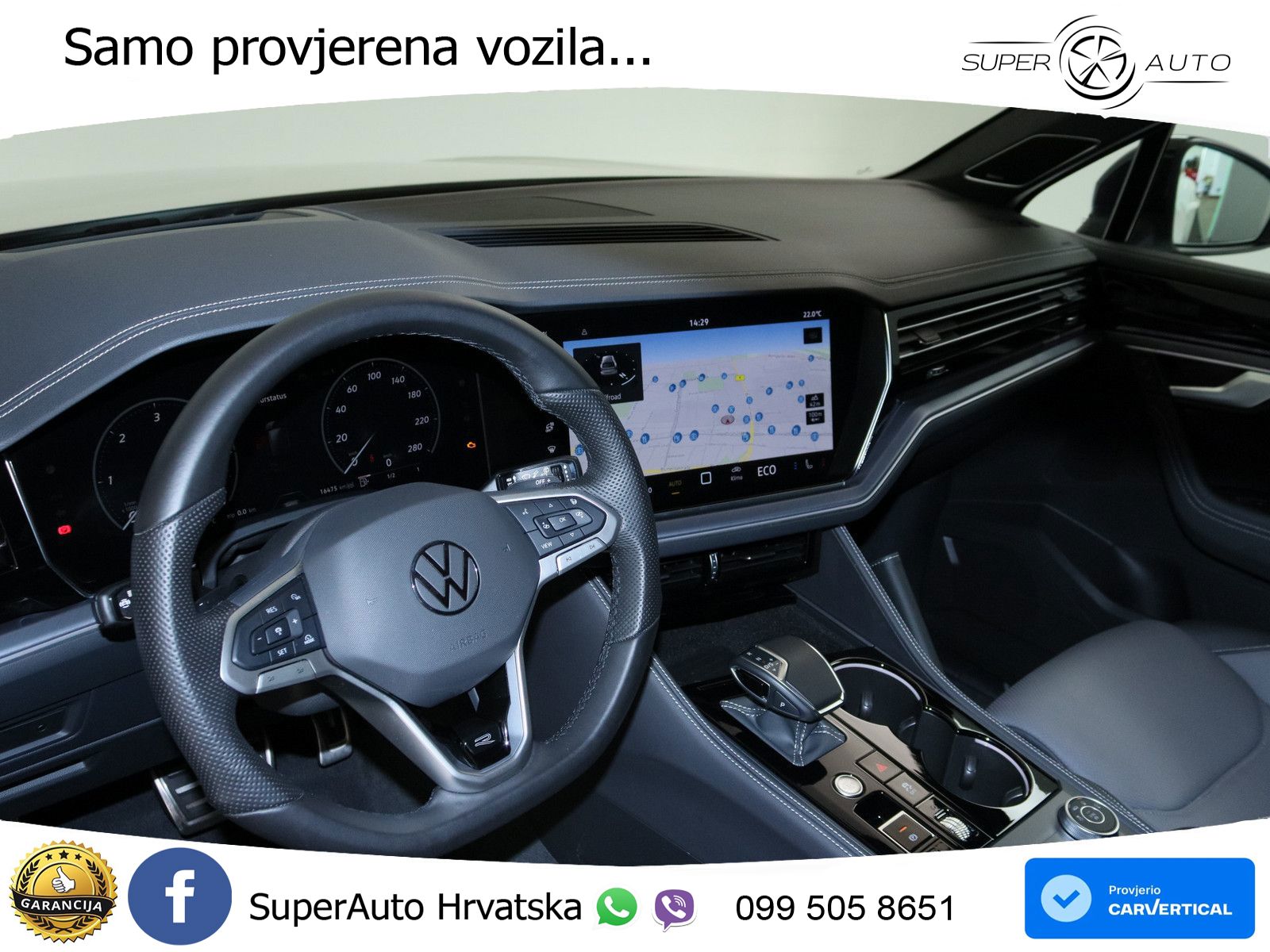 Volkswagen Touareg 3.0 V6 TDI (286 KS) 4MOTION Tiptronic ZRAČNI+ACC+GR SJED+KAM+PANO