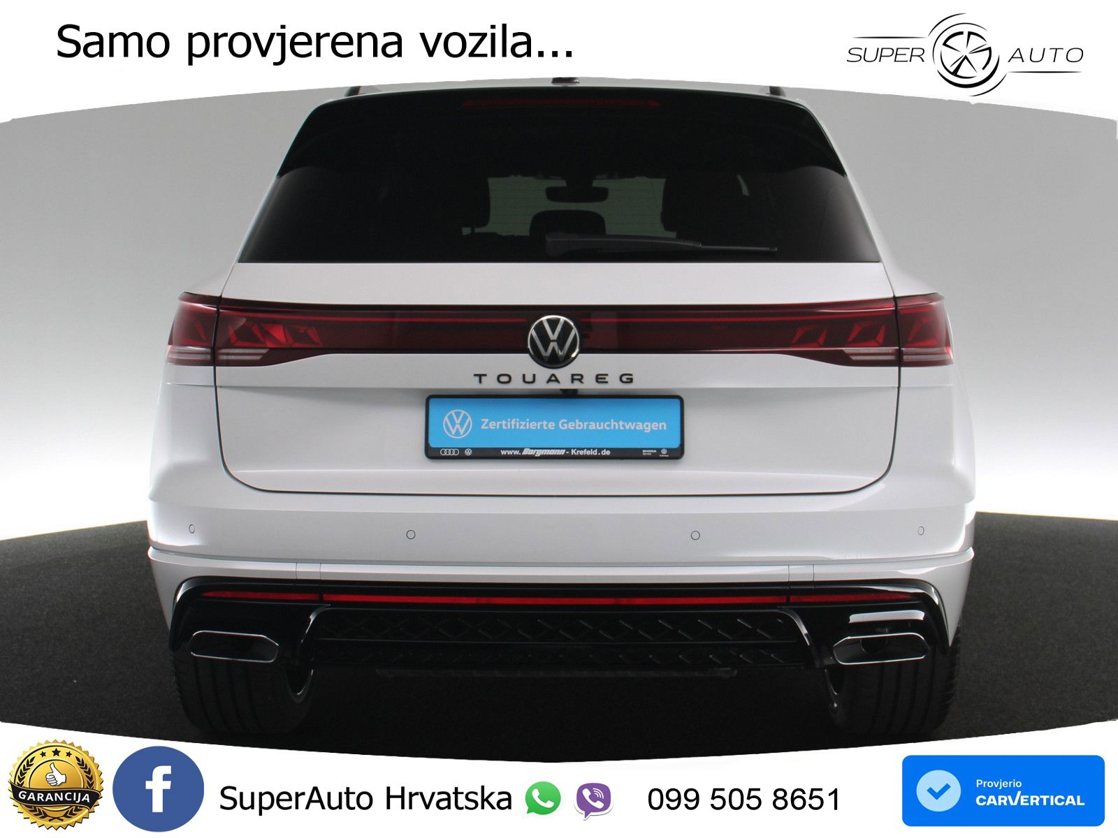 Volkswagen Touareg 3.0 V6 TDI (286 KS) 4MOTION Tiptronic ZRAČNI+ACC+GR SJED+KAM+PANO