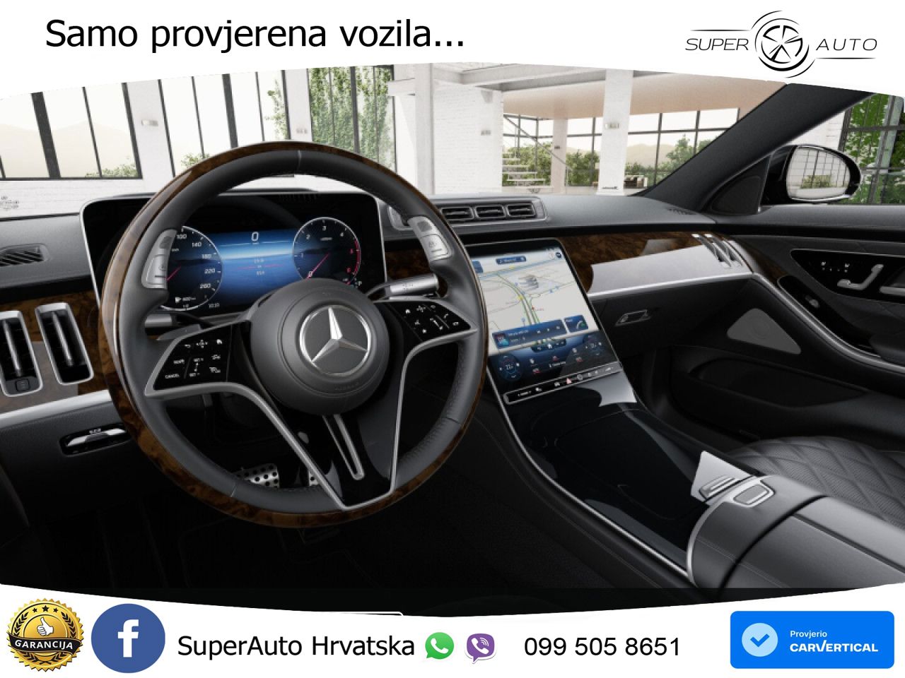 Mercedes S 450d (367 KS) EQ Boost 4MATIC 9G-TRONIC AMG LED+GR SJED+ACC