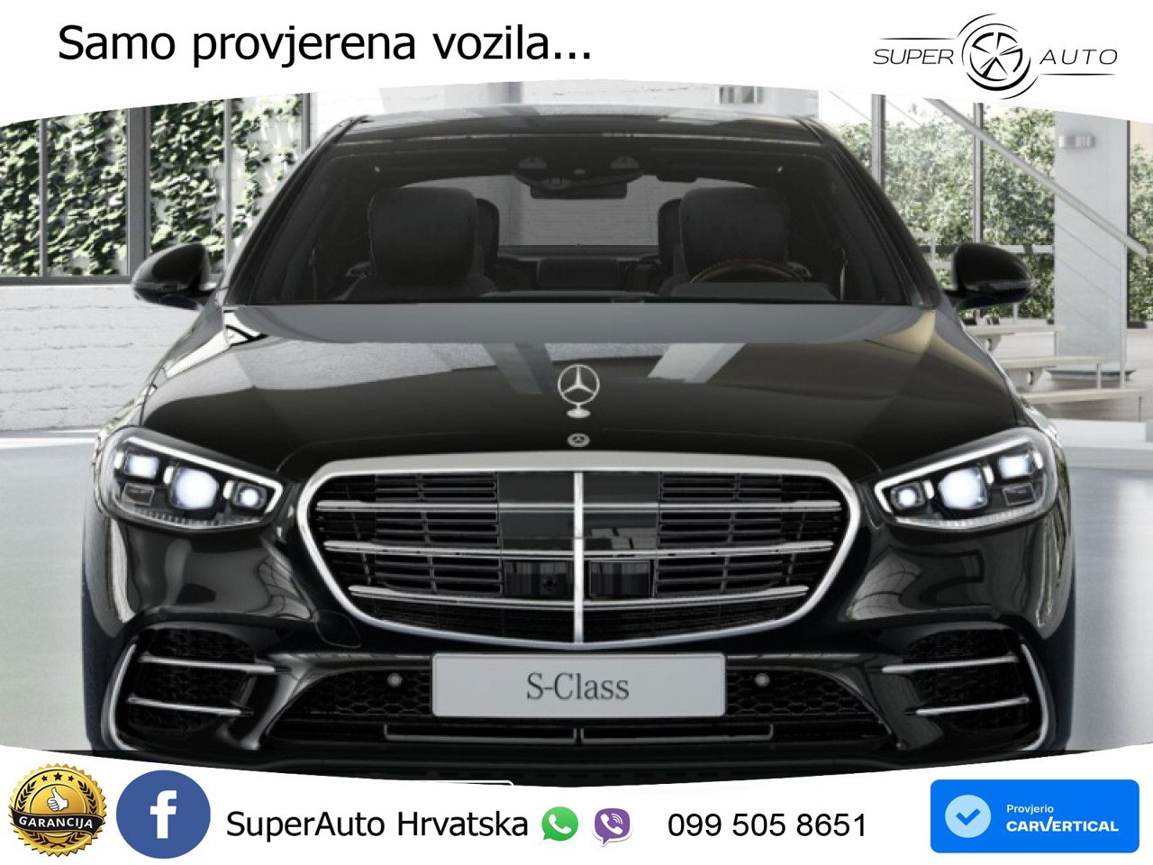 Mercedes S 450d (367 KS) EQ Boost 4MATIC 9G-TRONIC AMG LED+GR SJED+ACC