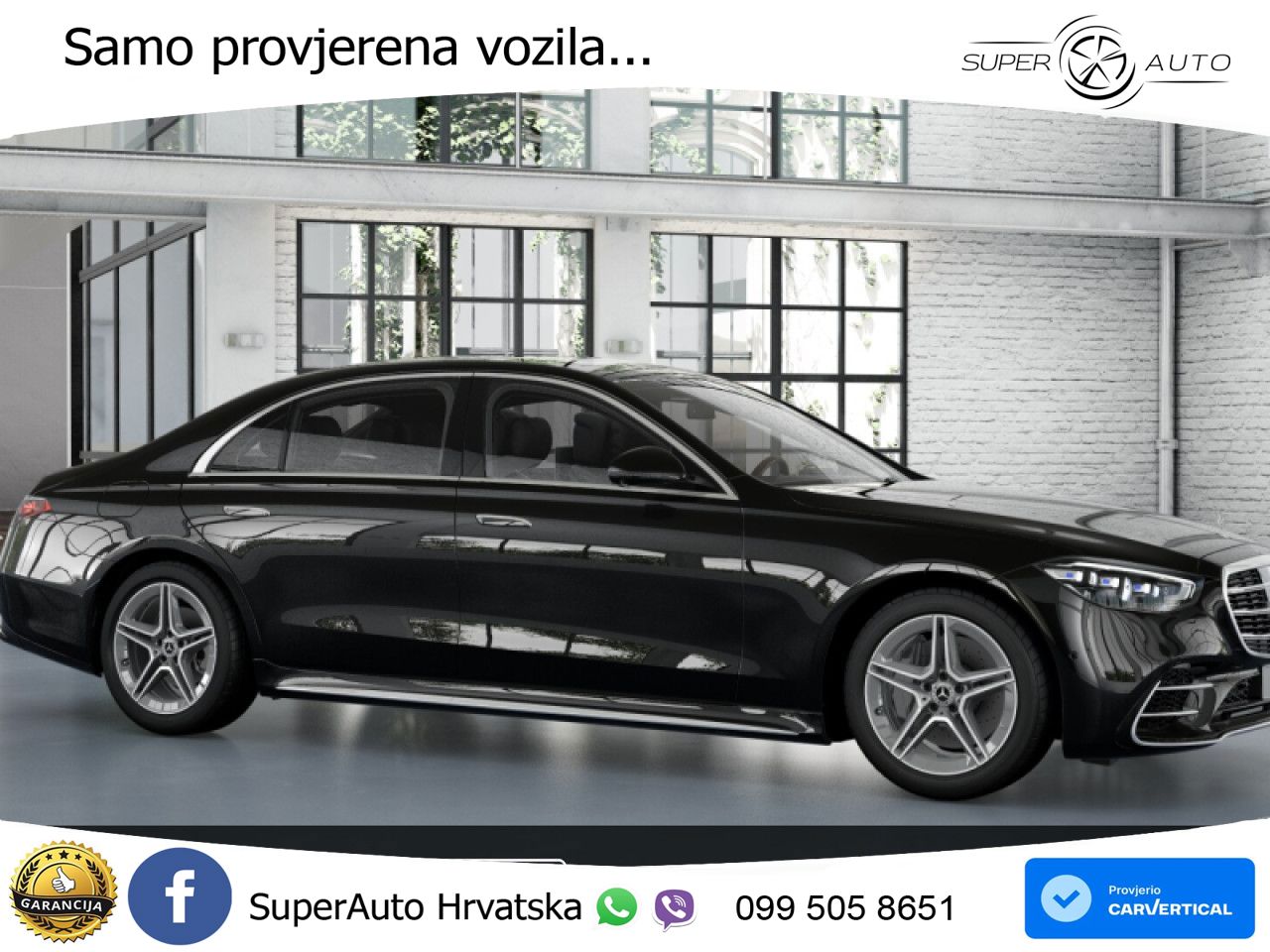 Mercedes S 450d (367 KS) EQ Boost 4MATIC 9G-TRONIC AMG LED+GR SJED+ACC