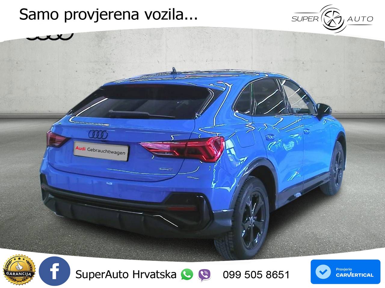 Audi Q3 Sportback 40 TDI (200 KS) quattro S tronic S line MATRIX+GR SJED+KAM