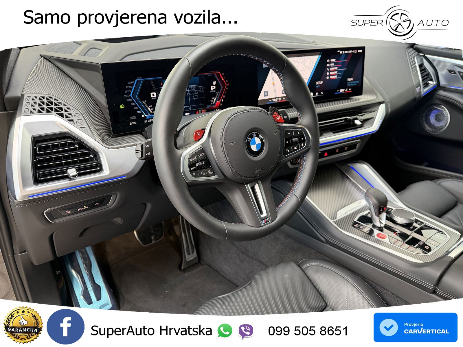 BMW XM 50e (476 KS) M xDrive M Steptronic LED+GR SJED+ACC