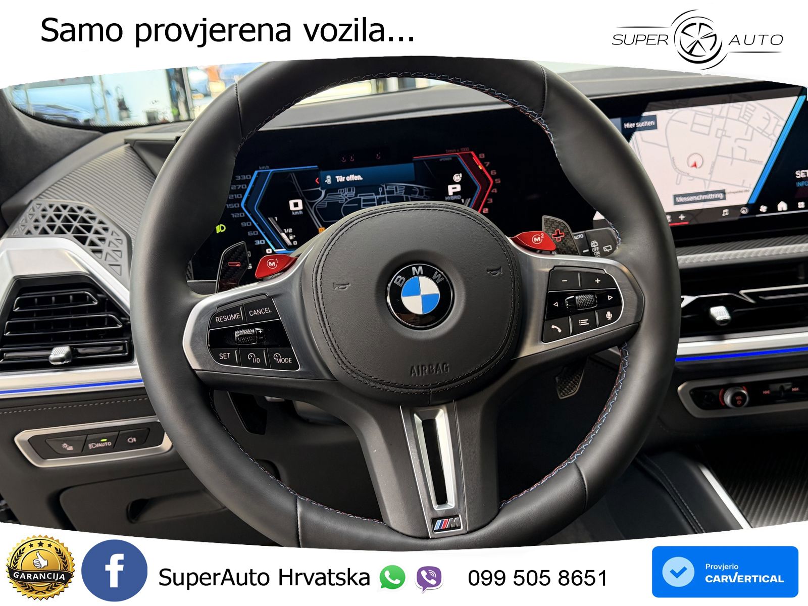 BMW XM 50e (476 KS) M xDrive M Steptronic LED+GR SJED+ACC