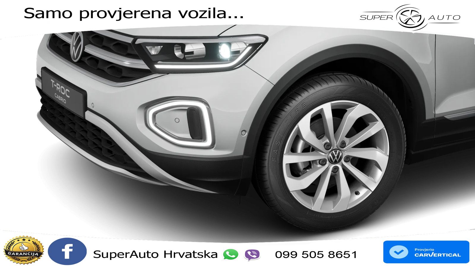 Volkswagen T-Roc 1.5 TSI (150 KS) LED+GR SJED+ACC