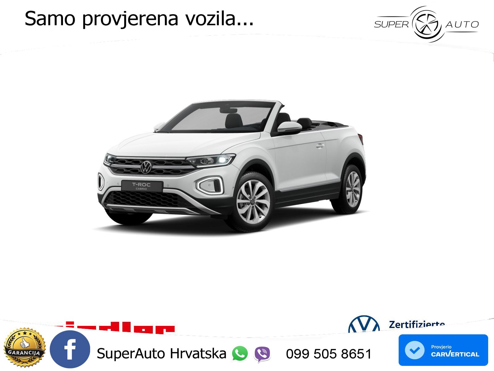 Volkswagen T-Roc 1.5 TSI (150 KS) LED+GR SJED+ACC
