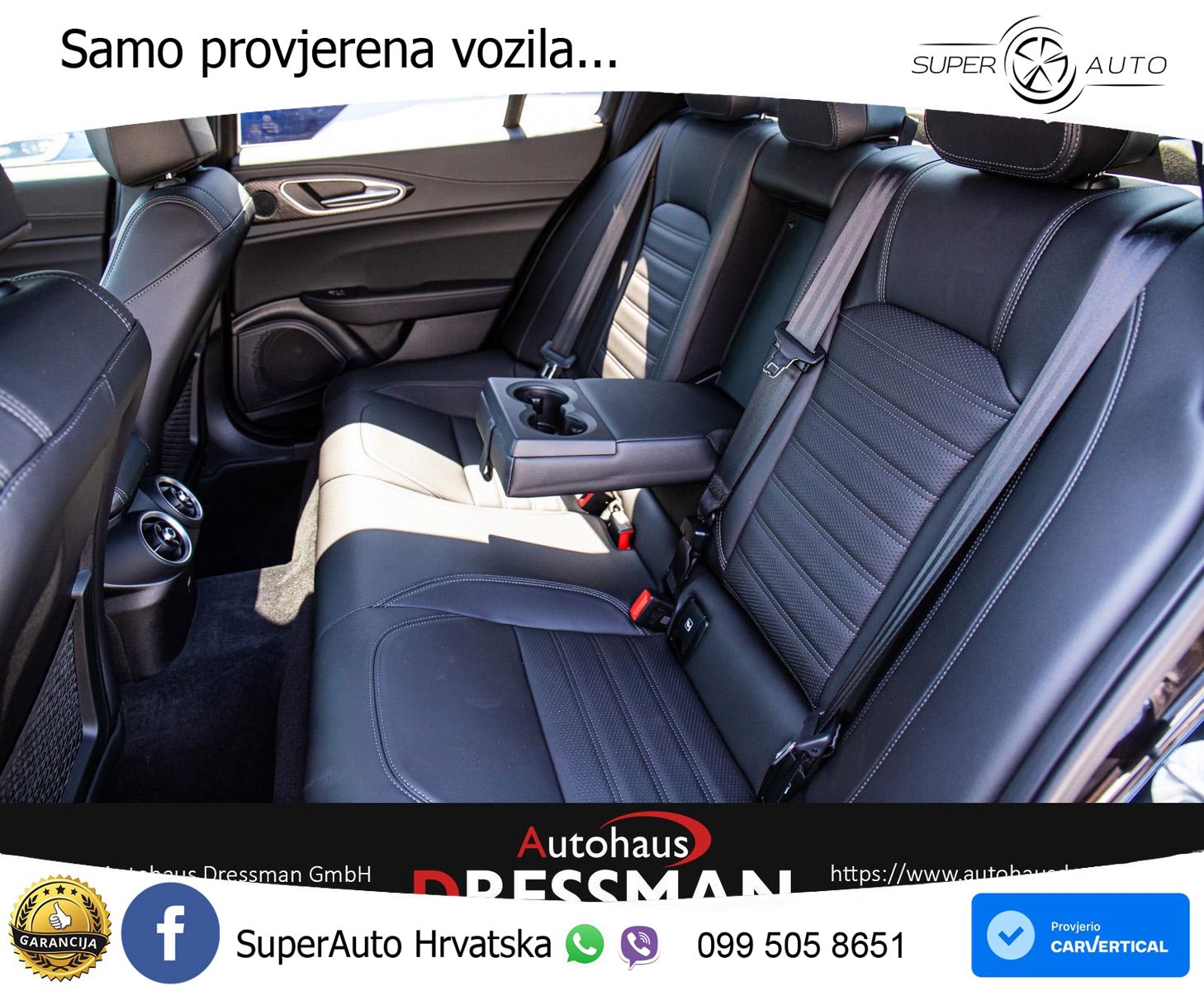 Alfa Romeo Giulia Quadrifoglio 2.9 V6 Bi-Turbo (520 KS) Automatic LED+GR SJED+ACC