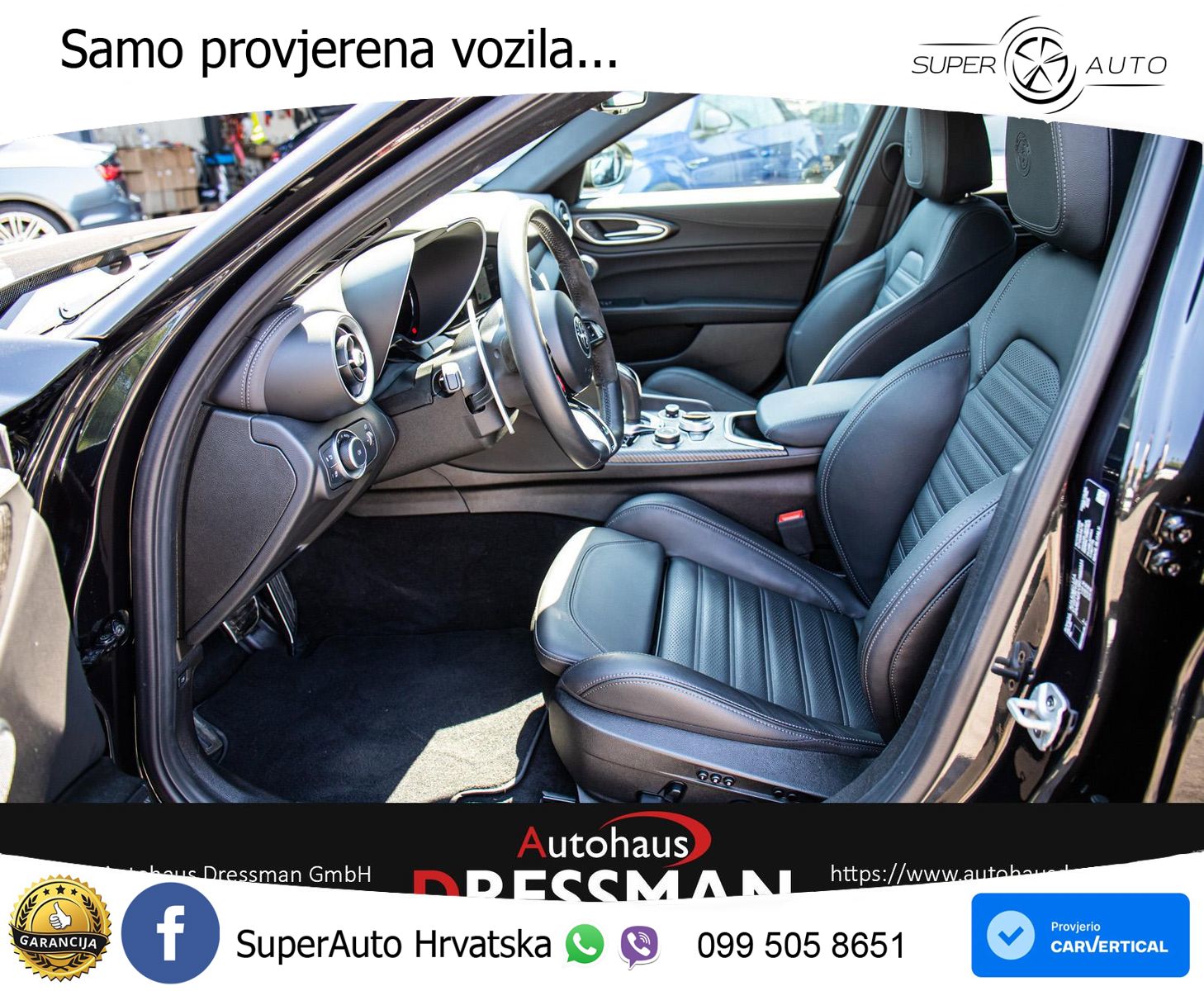 Alfa Romeo Giulia Quadrifoglio 2.9 V6 Bi-Turbo (520 KS) Automatic LED+GR SJED+ACC