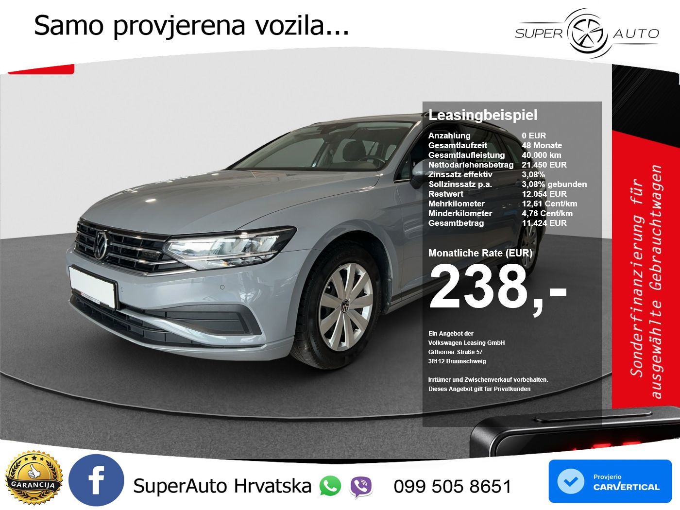 Volkswagen Passat Variant 1.5 TSI (150 KS) DSG ACT
