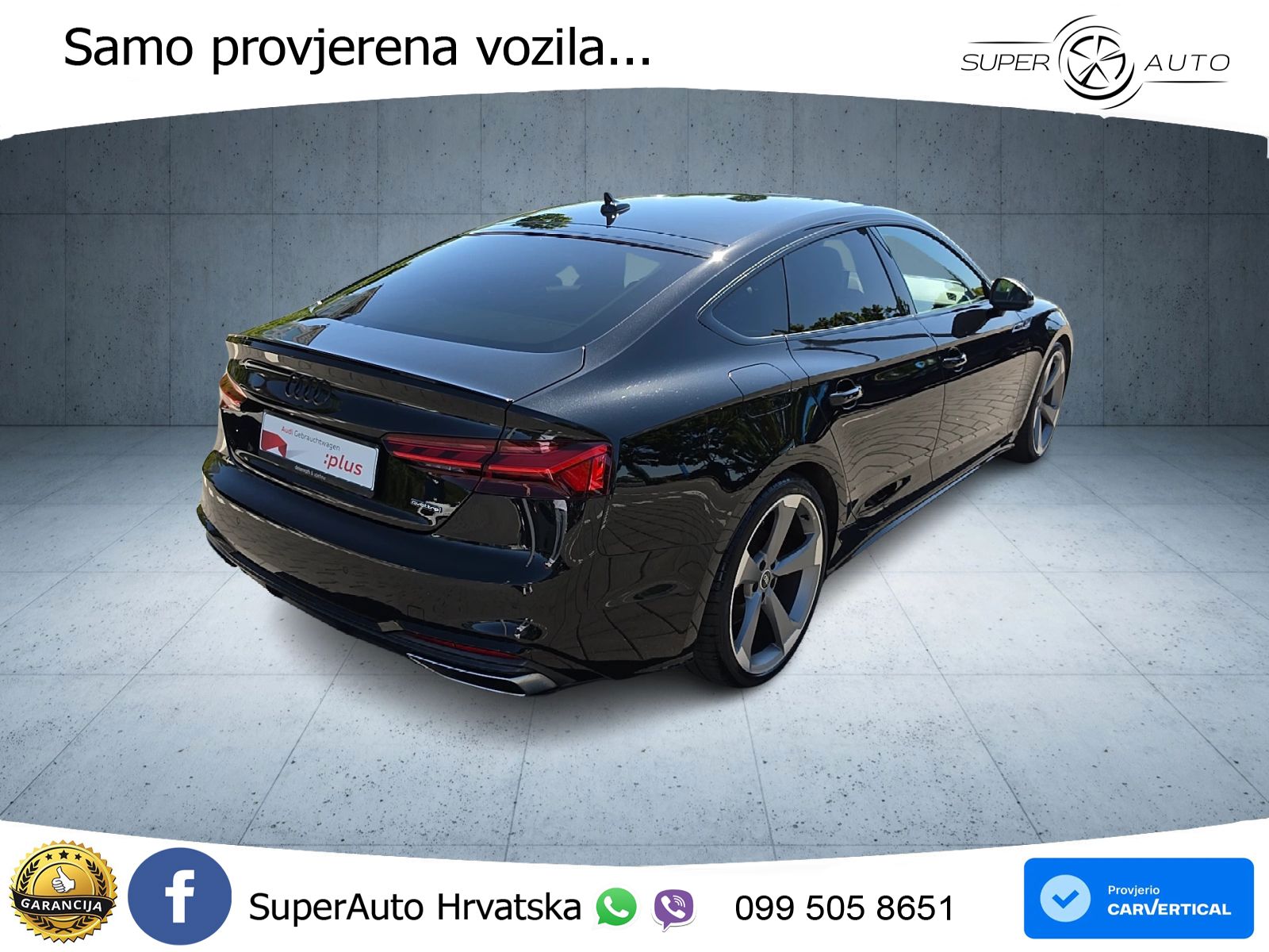 Audi A5 Sportback  40 TFSI (204 KS) quattro S tronic S line MATRIX+GR SJED+KAM