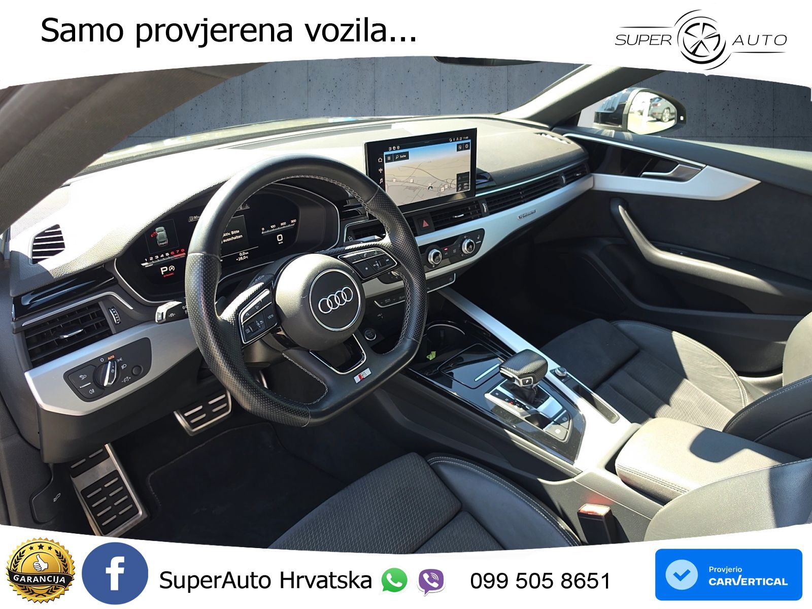 Audi A5 Sportback  40 TFSI (204 KS) quattro S tronic S line MATRIX+GR SJED+KAM