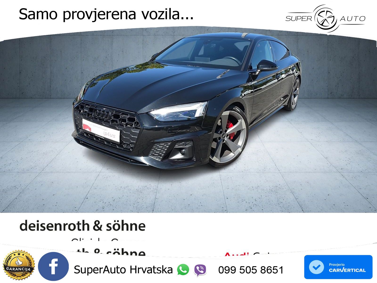 Audi A5 Sportback  40 TFSI (204 KS) quattro S tronic S line MATRIX+GR SJED+KAM
