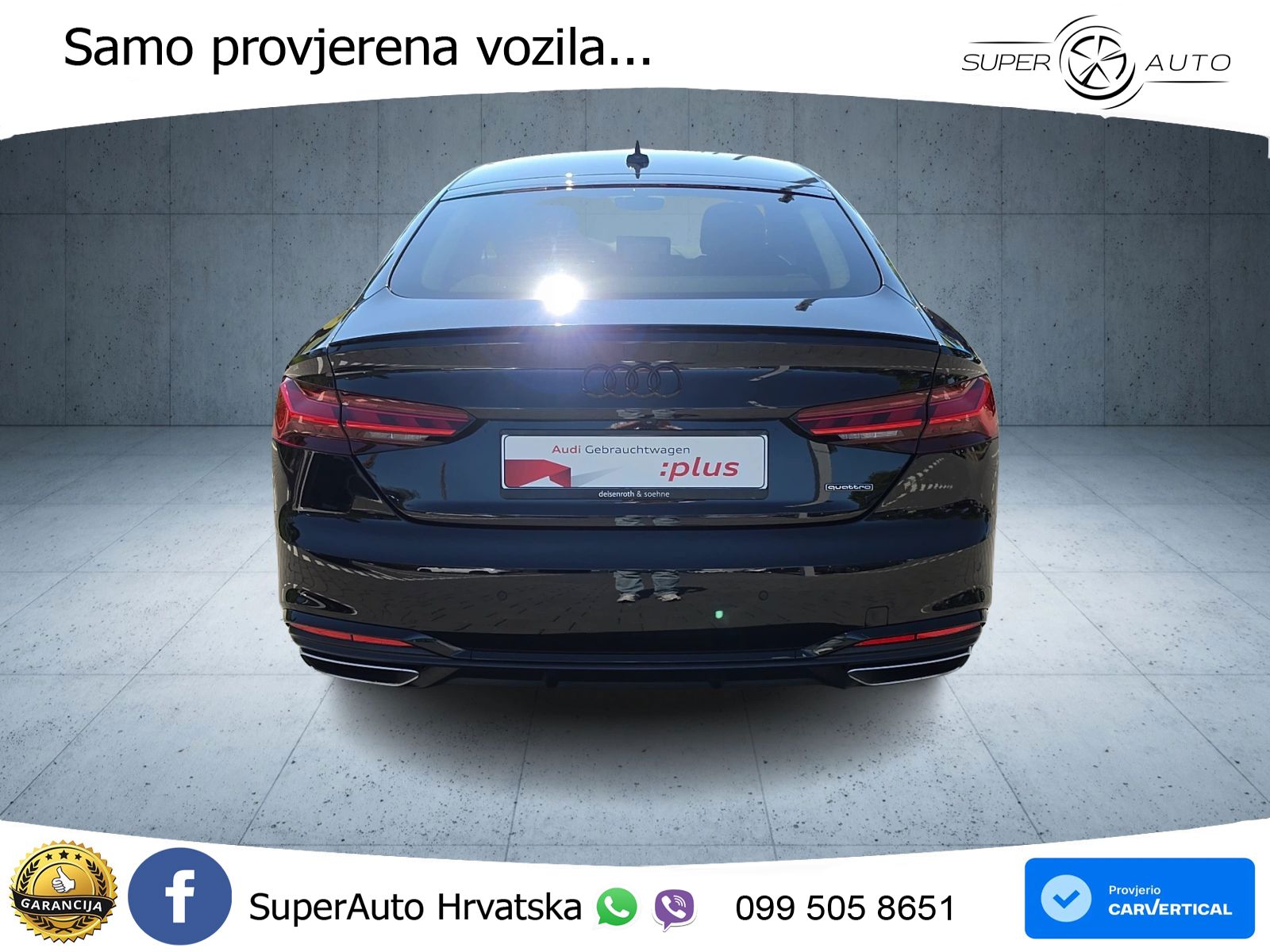 Audi A5 Sportback  40 TFSI (204 KS) quattro S tronic S line MATRIX+GR SJED+KAM