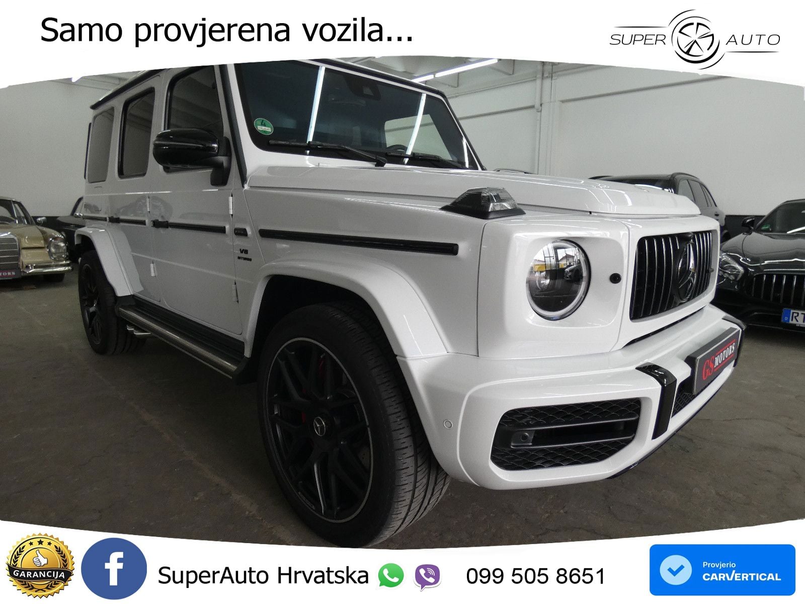 Mercedes AMG G 63 Long V8 (585 KS) 4MATIC 9G-TRONIC AMG SPEEDSHIFT PLUS LED+GR SJED+ACC