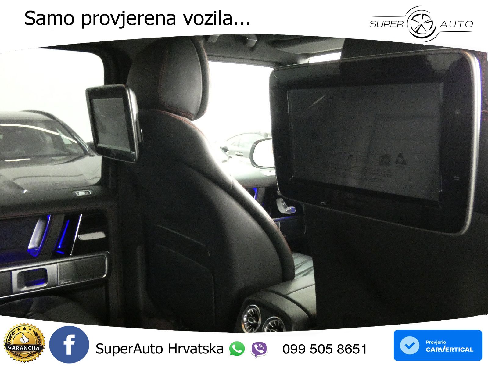 Mercedes AMG G 63 Long V8 (585 KS) 4MATIC 9G-TRONIC AMG SPEEDSHIFT PLUS LED+GR SJED+ACC