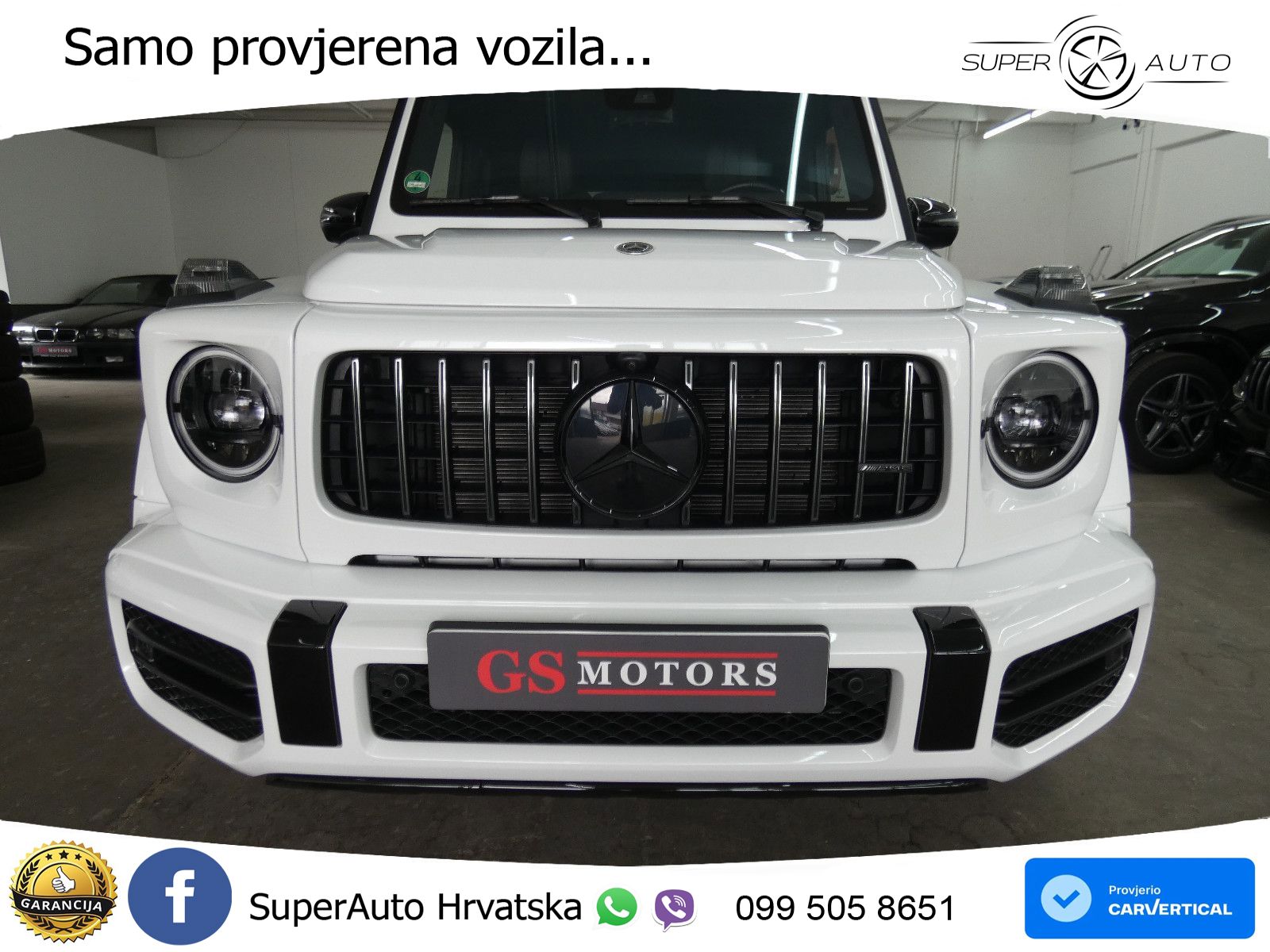 Mercedes AMG G 63 Long V8 (585 KS) 4MATIC 9G-TRONIC AMG SPEEDSHIFT PLUS LED+GR SJED+ACC
