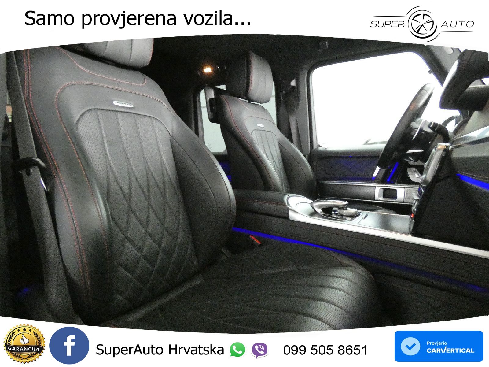 Mercedes AMG G 63 Long V8 (585 KS) 4MATIC 9G-TRONIC AMG SPEEDSHIFT PLUS LED+GR SJED+ACC