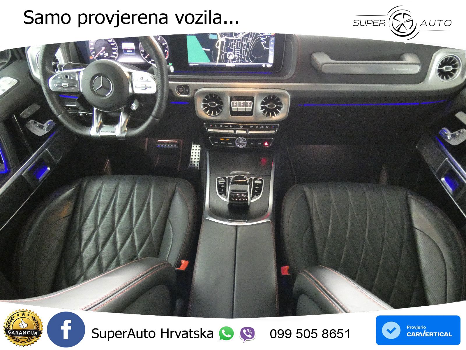 Mercedes AMG G 63 Long V8 (585 KS) 4MATIC 9G-TRONIC AMG SPEEDSHIFT PLUS LED+GR SJED+ACC