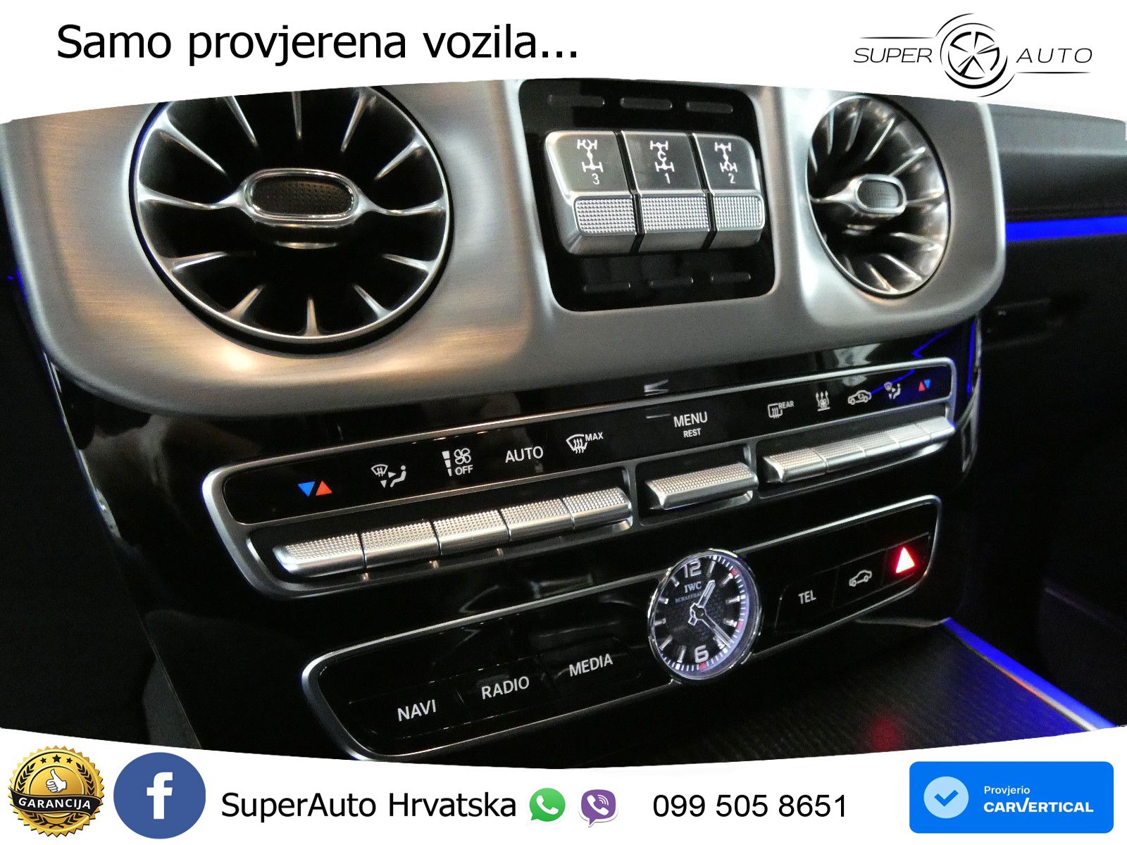 Mercedes AMG G 63 Long V8 (585 KS) 4MATIC 9G-TRONIC AMG SPEEDSHIFT PLUS LED+GR SJED+ACC