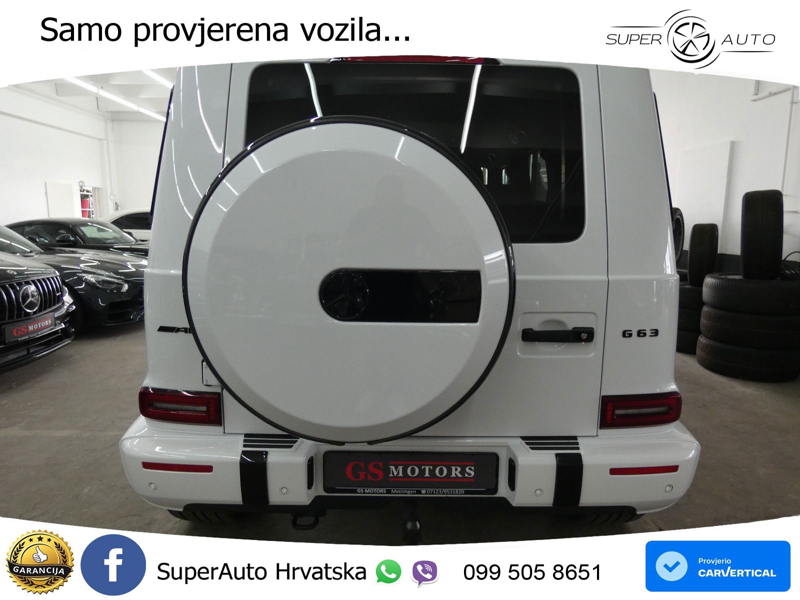 Mercedes AMG G 63 Long V8 (585 KS) 4MATIC 9G-TRONIC AMG SPEEDSHIFT PLUS LED+GR SJED+ACC