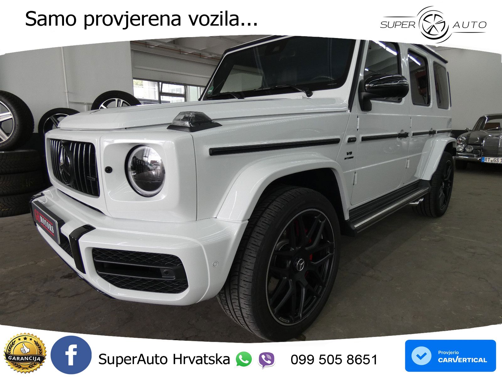 Mercedes AMG G 63 Long V8 (585 KS) 4MATIC 9G-TRONIC AMG SPEEDSHIFT PLUS LED+GR SJED+ACC