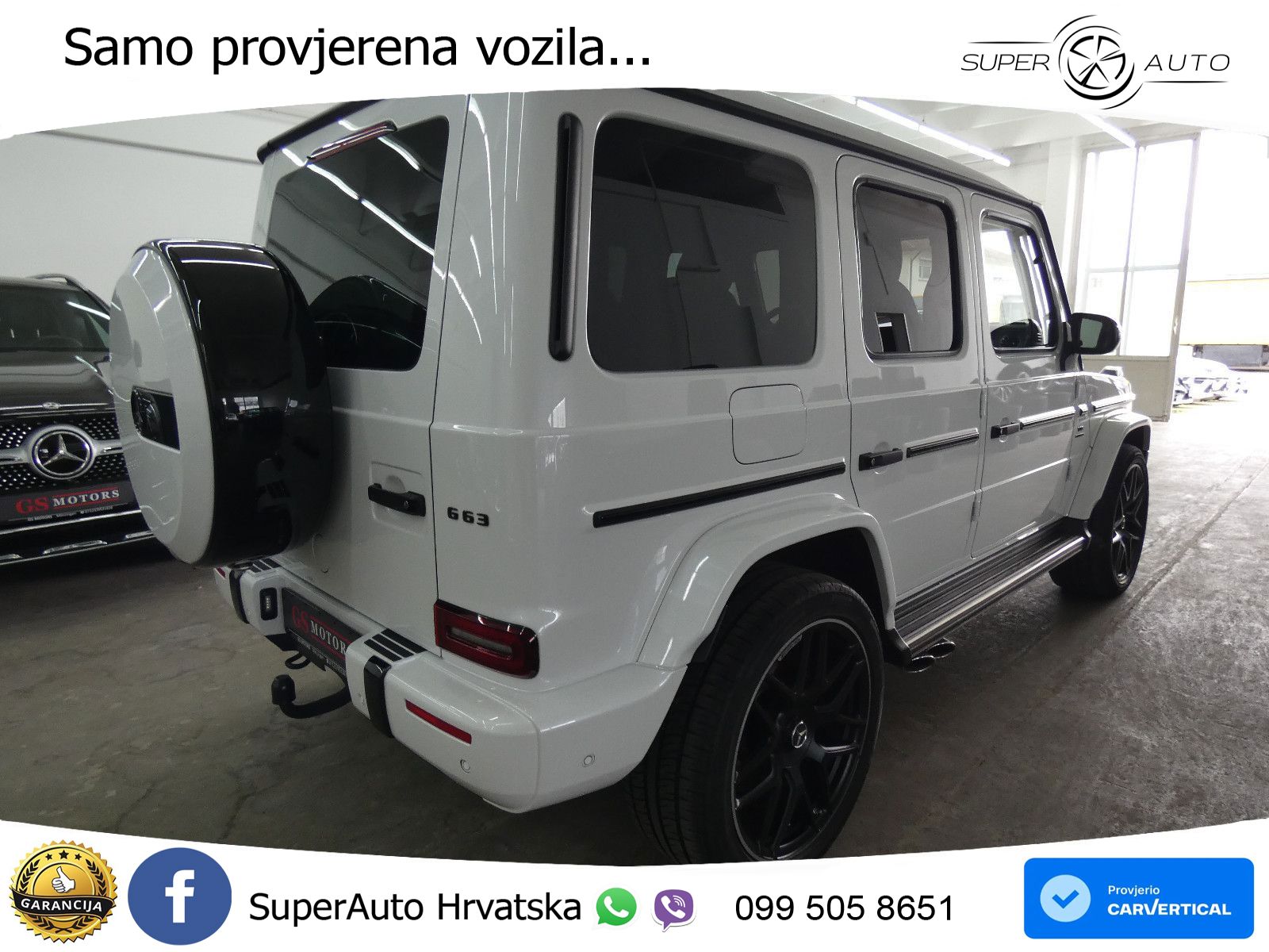 Mercedes AMG G 63 Long V8 (585 KS) 4MATIC 9G-TRONIC AMG SPEEDSHIFT PLUS LED+GR SJED+ACC