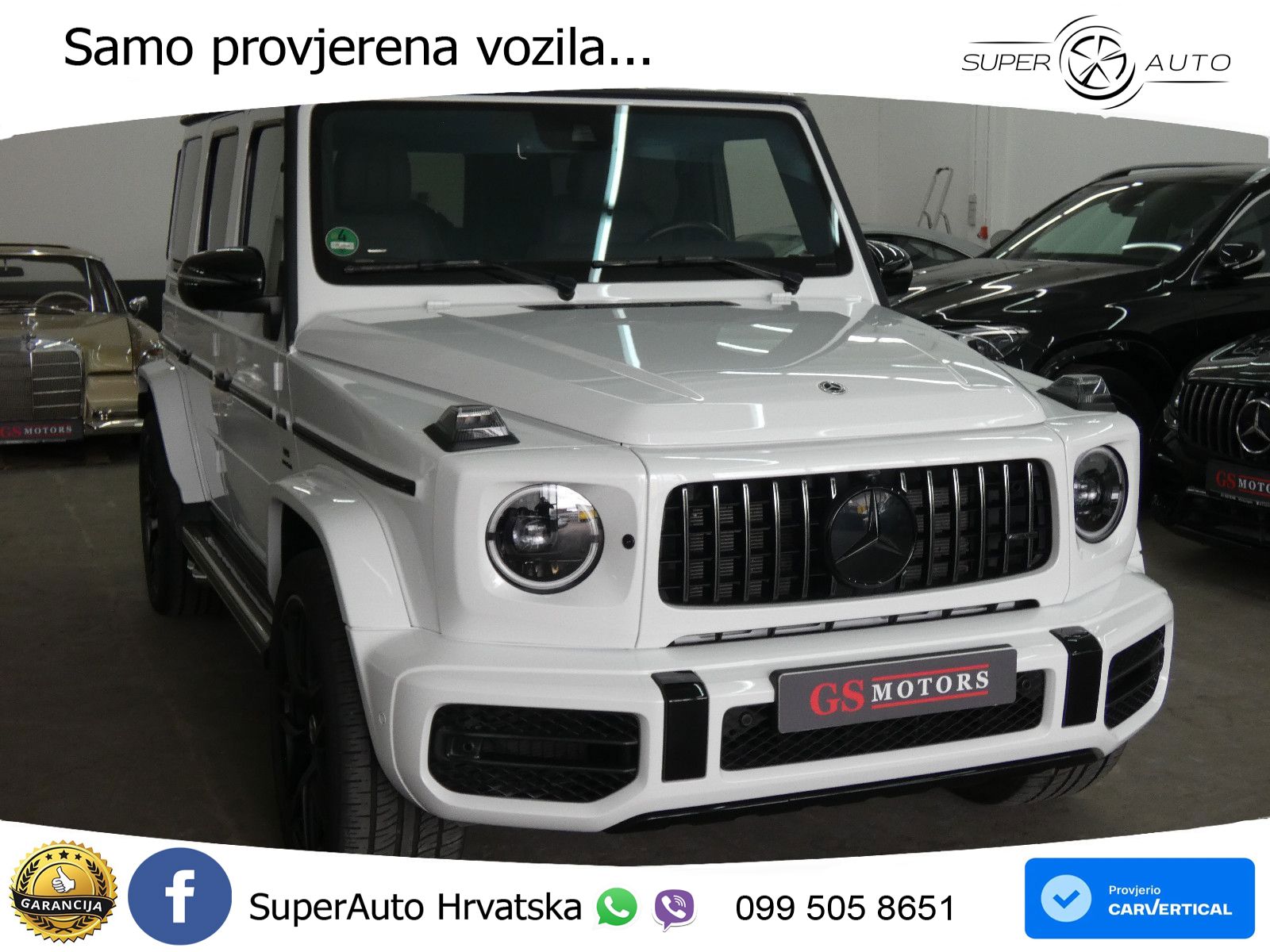 Mercedes AMG G 63 Long V8 (585 KS) 4MATIC 9G-TRONIC AMG SPEEDSHIFT PLUS LED+GR SJED+ACC