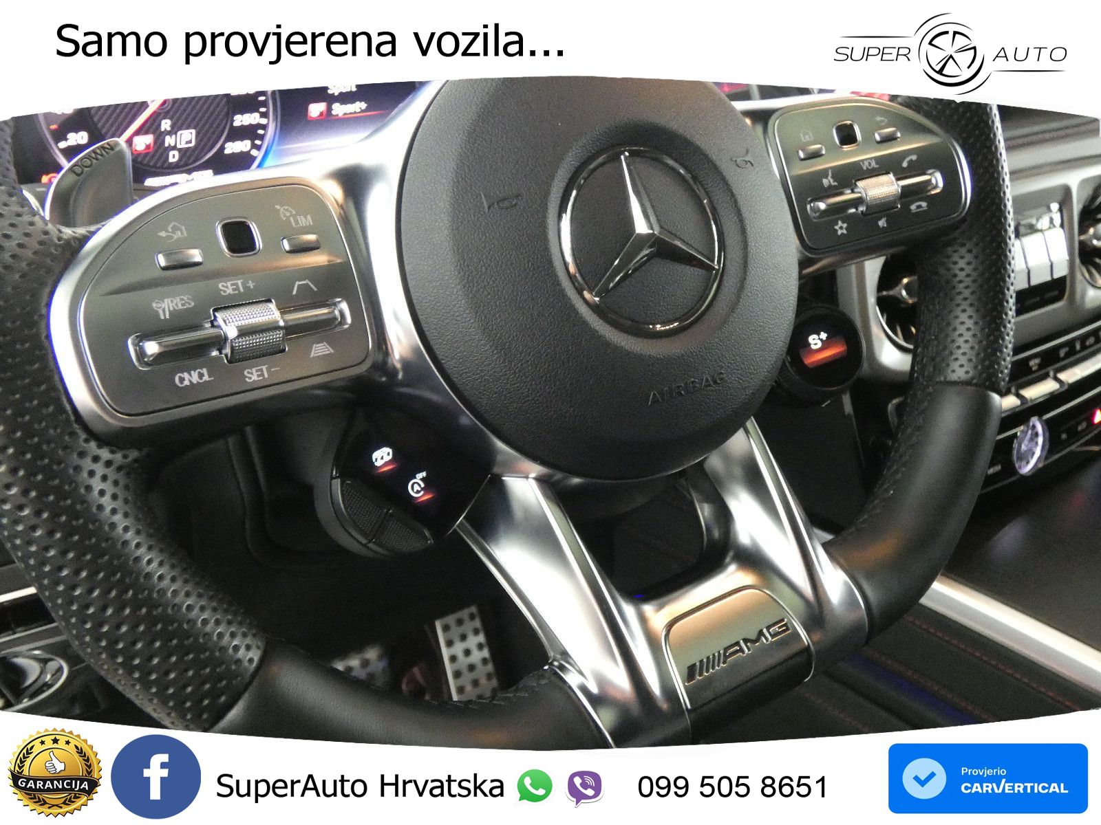 Mercedes AMG G 63 Long V8 (585 KS) 4MATIC 9G-TRONIC AMG SPEEDSHIFT PLUS LED+GR SJED+ACC