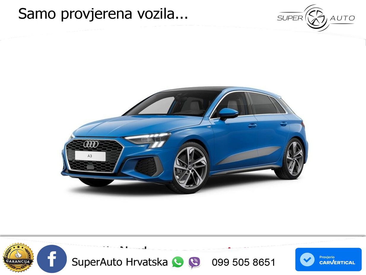 Audi A3 35 TFSI (150 KS) S tronic S line MATRIX+GR SJED+KAM