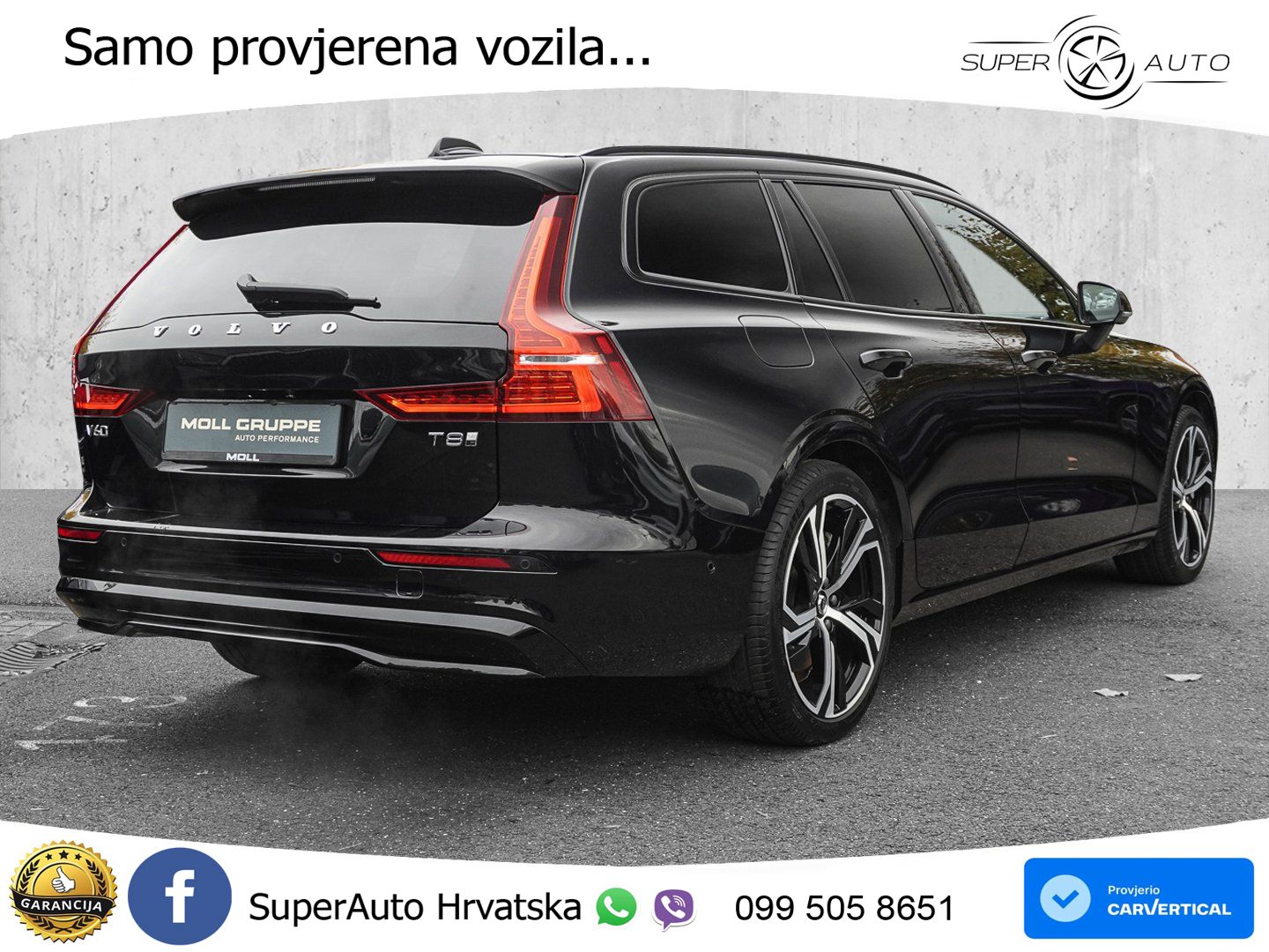 Volvo V60 2.0 T8 AWD Geartronic LED+GR SJED+ACC